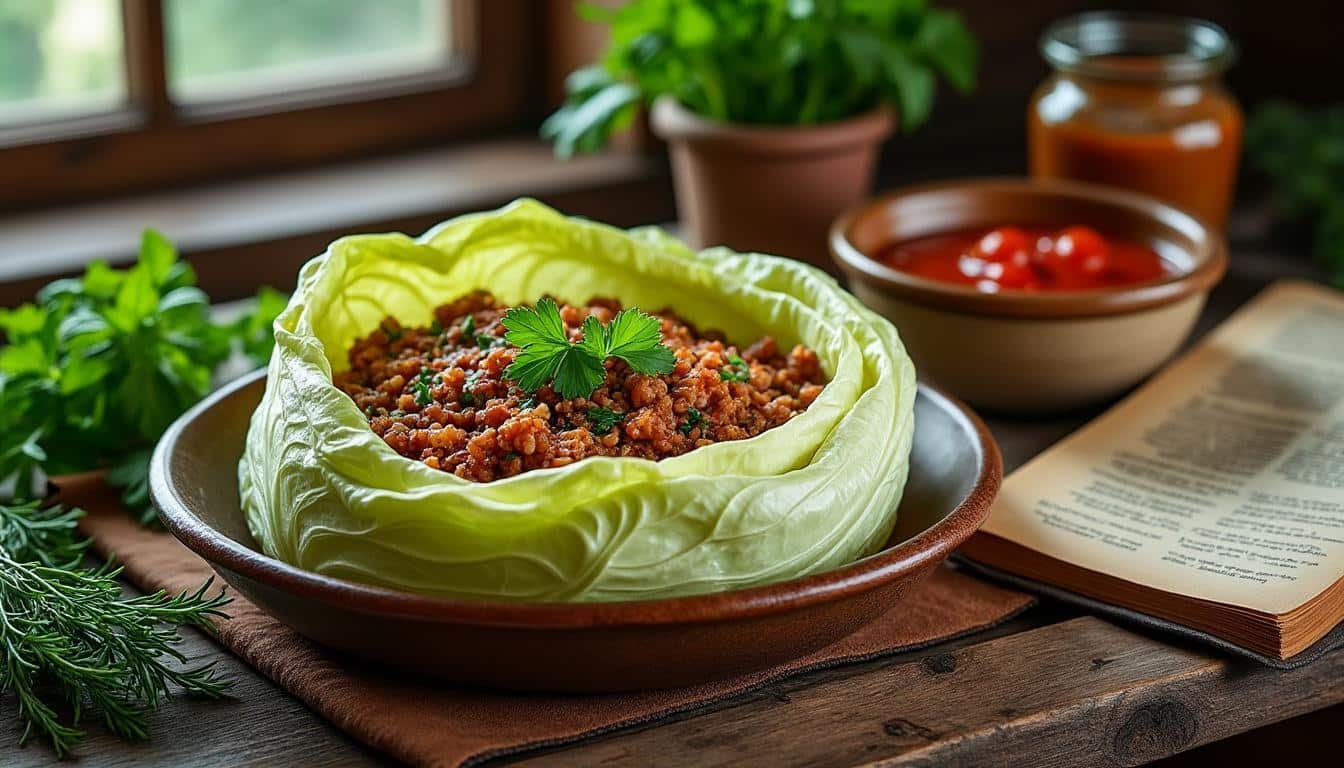 découvrez la recette traditionnelle du chou farci de grand-mère, avec ses secrets et astuces pour réaliser un plat familial authentique et savoureux.