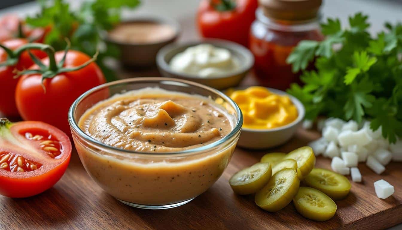 apprenez à préparer une sauce burger maison savoureuse et facile avec notre recette simple et rapide, parfaite pour rehausser vos burgers faits maison.