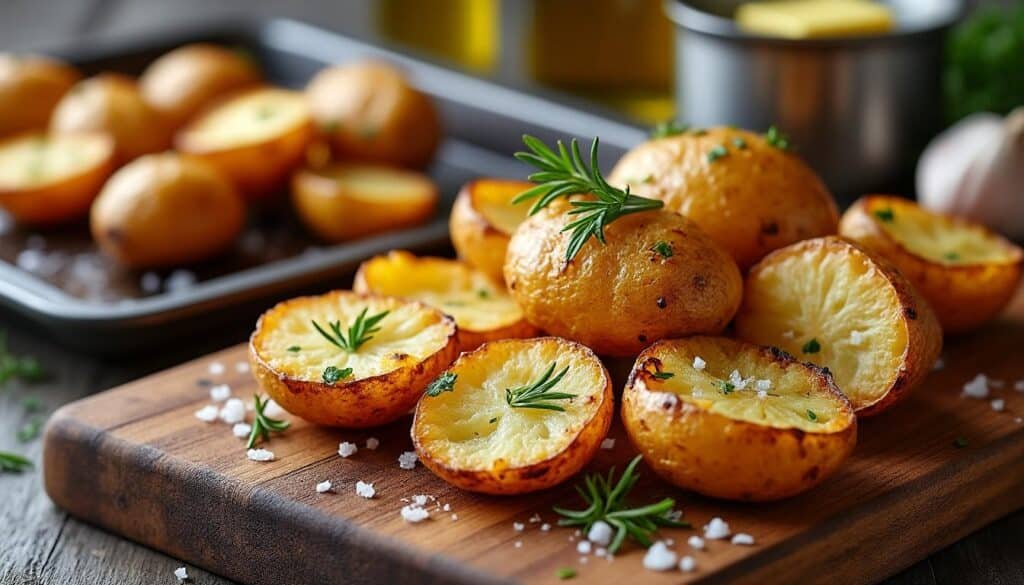 découvrez nos astuces essentielles pour réussir des pommes de terre rôties au four parfaitement croustillantes à souhait, dorées à l'extérieur et fondantes à l'intérieur.