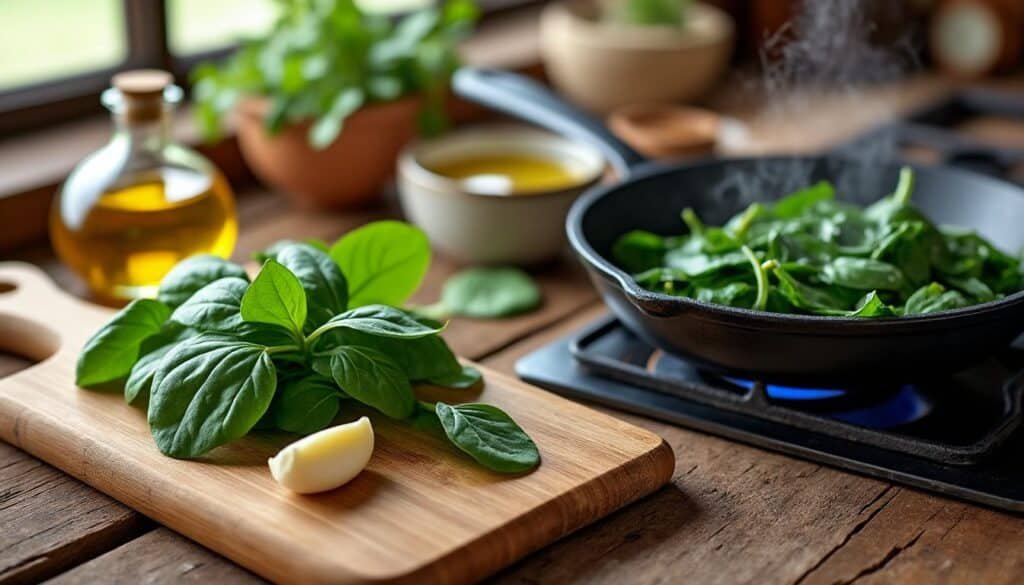 découvrez une recette simple et savoureuse mettant à l'honneur les épinards frais, idéale pour un repas sain et gourmand.