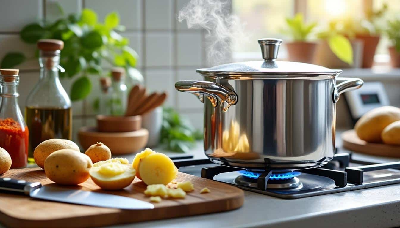 découvrez notre guide pratique pour maîtriser le temps de cuisson des pommes de terre en cocotte minute et obtenir une cuisson parfaite rapidement.